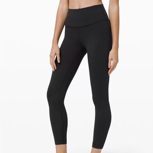 Black Lululemon Wunder Under Leggings